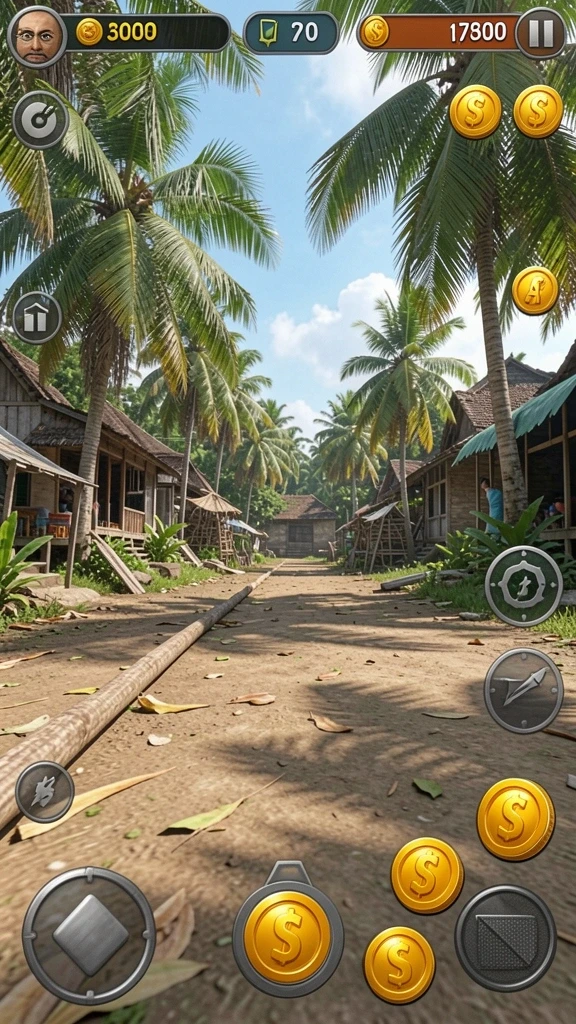 gatotkaca123 - Menu upgrade dan skill yang beragam.