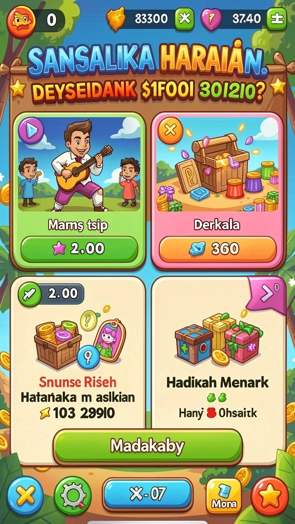 hebat303 - Tampilan karakter yang menarik dan berwarna.