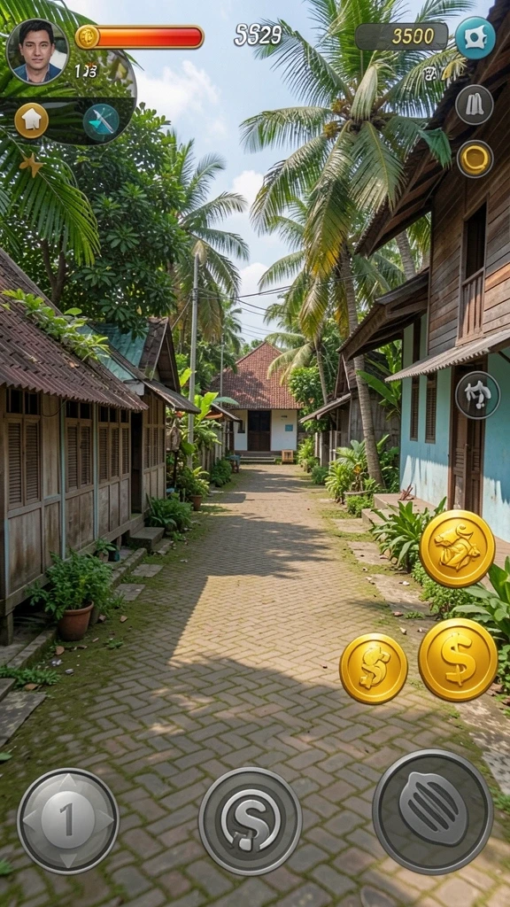 wiranaga - Menampilkan momen aksi menegangkan dalam permainan.
